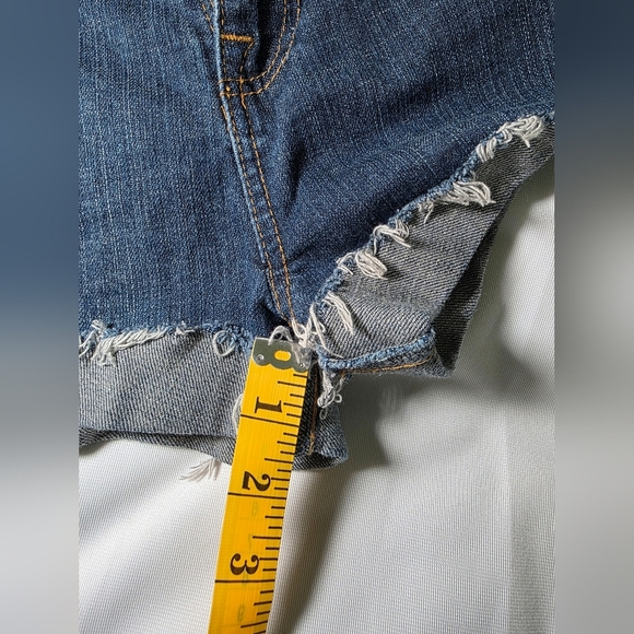 Bitten Denim Jean Shorts By Sarah Jessica Parker- Size 10 - Picture 7 of 7